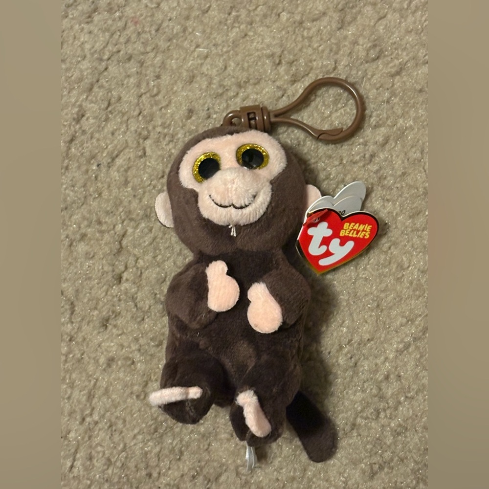 NWT Ty beanie bellies monkey whose name is Matteo